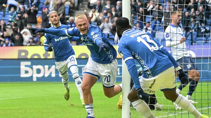 Московское "Динамо" разгромило "Крылья Советов" в матче РПЛ